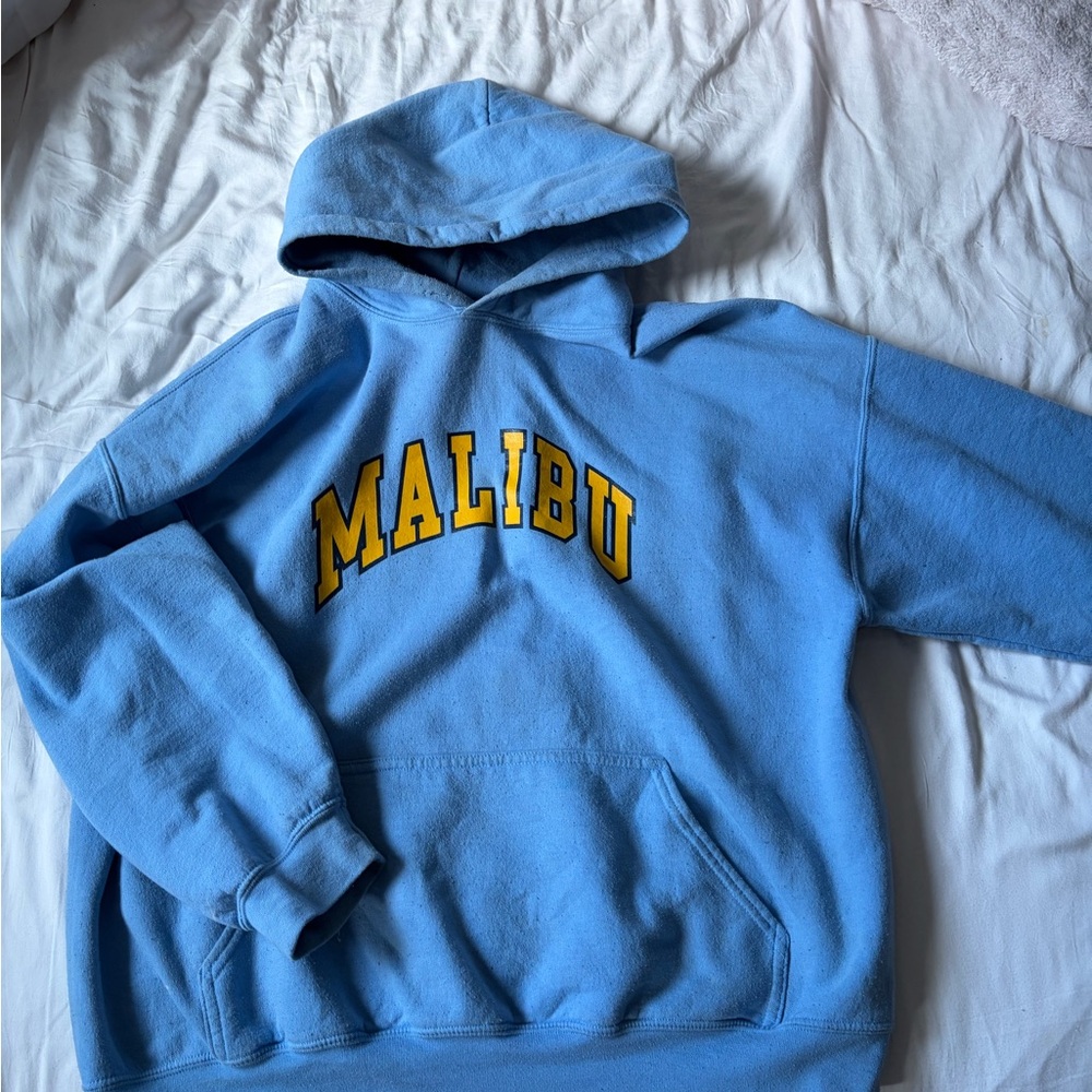Malibu Blue and Yellow Hoodie